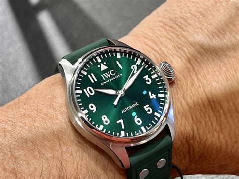 iwc big pilot 43 green|iwc big pilot 43 spitfire.